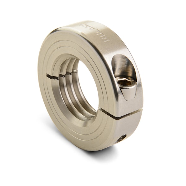 Left Hand Threaded Collar, Bore M10x1.5, Stainless Steel, OD 24mm